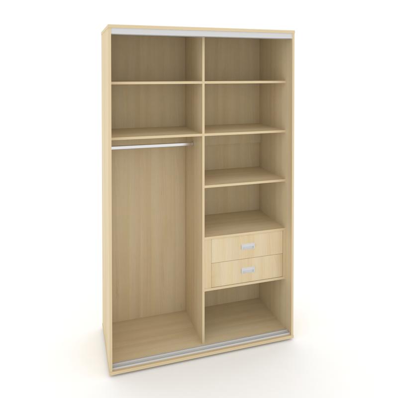 Марис Комплект №2, 2-х секционного шкафа высокого L=1200мм SH.K2-2.1 K2 Акация Лорка 1200*600*2394