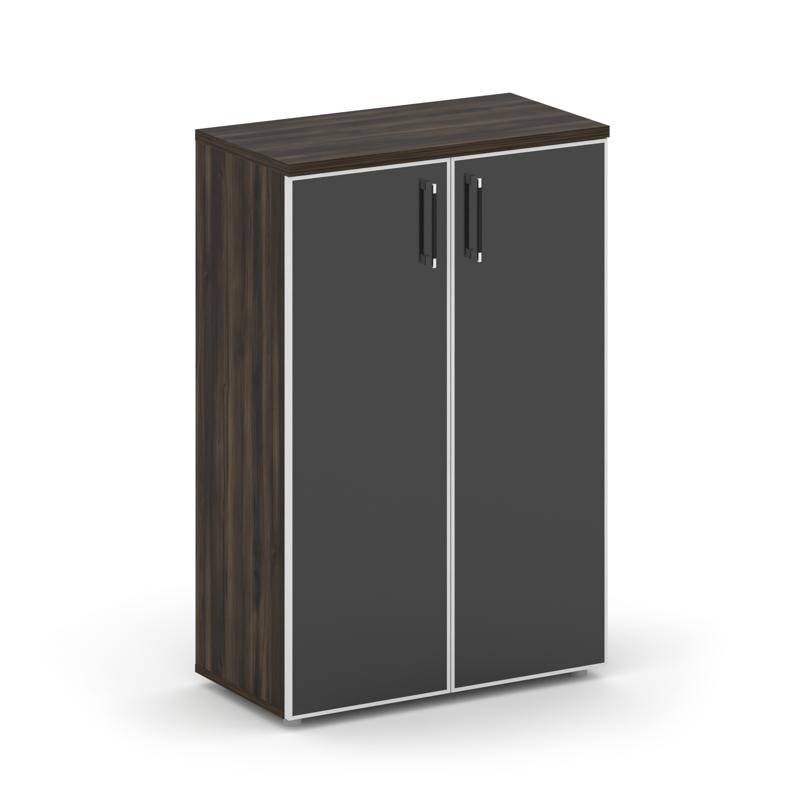 Шифт Шкаф средний широкий SK.ST-2.4R black Дуб Мали/Стекло Black 800*420*1207